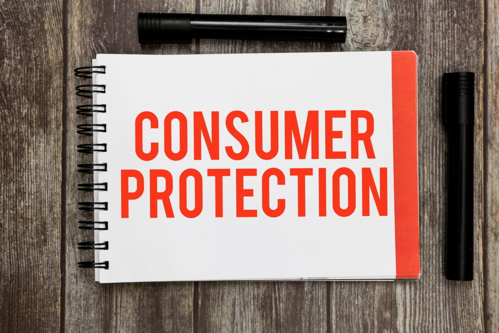 Word Writing Text Consumer Protection. Business Concept For Fair