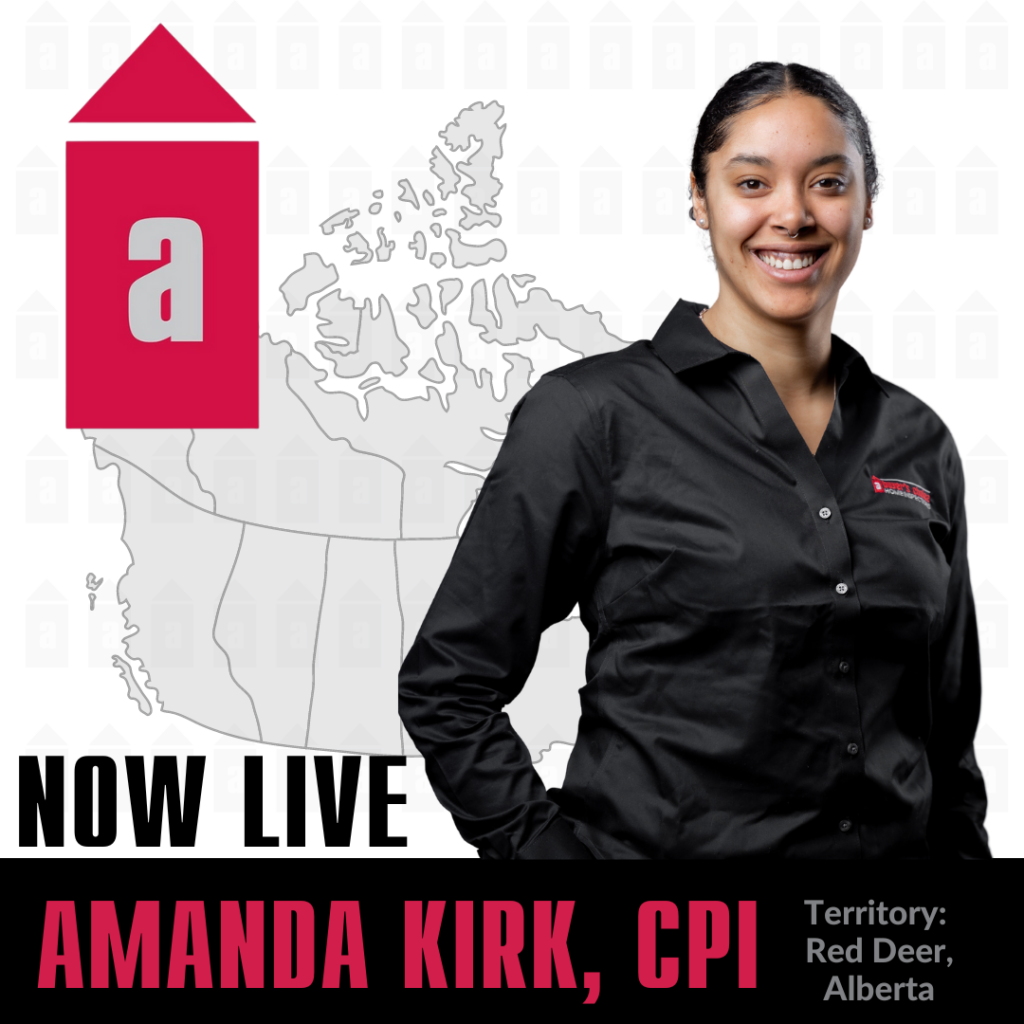 Amanda Kirk, Home Inspector. Red Deer, Alberta